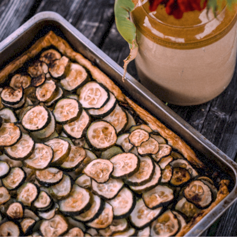 A delightful tart for a yoga retreat